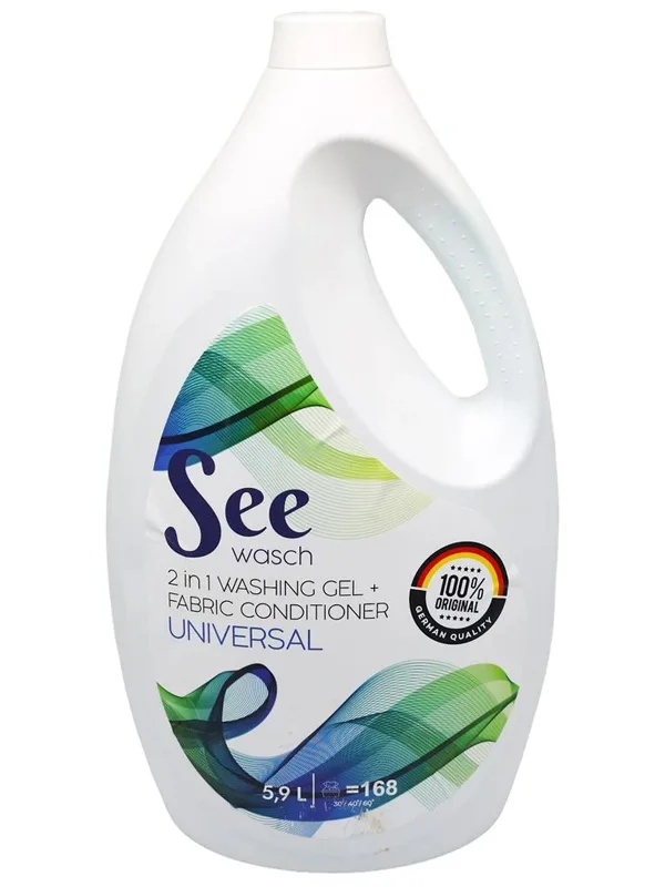 See Wash 2в1 — німецький гель + кондиціонер 5,9 л